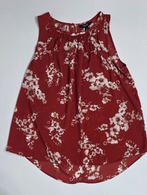 Simply Vera Women's Vera Wang Floral Scoop-Neck Sleeveless Top